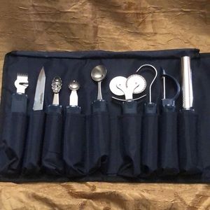 Firm Grip 9 pc Garnish Set in Case